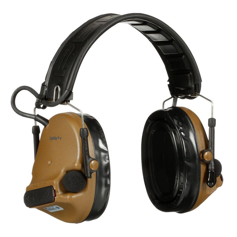 3M™ PELTOR™ MT20H682FB-09 CY ComTac™ V Hearing Defender Headset, Foldable, Coyote Brown