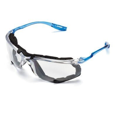 3M Virtua Cord Control System Protective Eyewear with Foam Gasket, 11872-00000-20, clear anti-fog lens. Box/20
