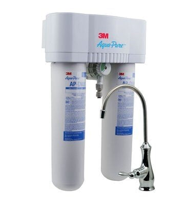 3M Aqua Pure AP-DWS1000 Drinking Water Filtration System with faucet. Each