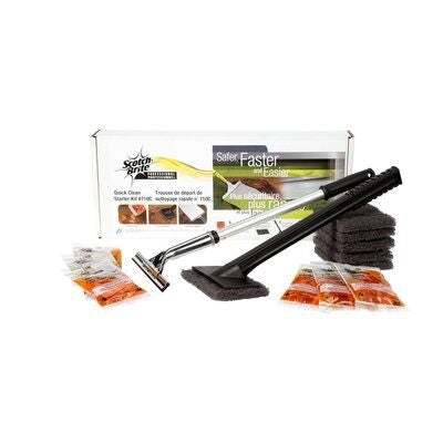 3M Scotch-Brite H-710 Quick Clean Griddle Cleaning System Starter Kit. Each