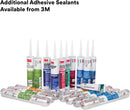 3M 4000UV-CART-WHT Marine Sealant Fast Cure, 06580, white, 0.1 gal (378.54 mL), cartridge. Each