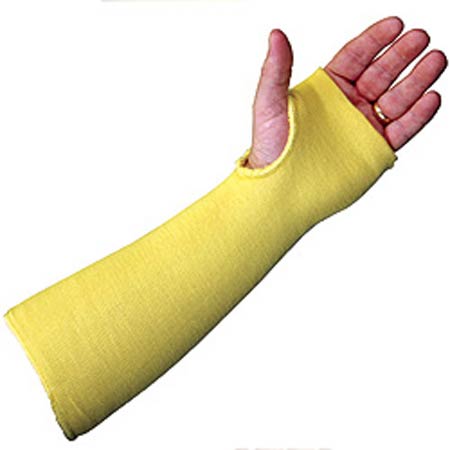Arm High Temperature, Heat, Slash And Cut Protective 20 Inch Kevlar Sleeves With Thumbhole. Dozen