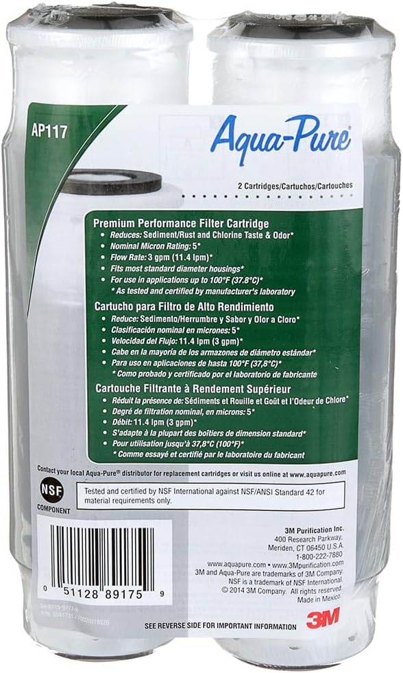 PK/36: 3M Aqua-Pure AP117 AP100 Series Whole House Water Filter Drop-in Cartridge