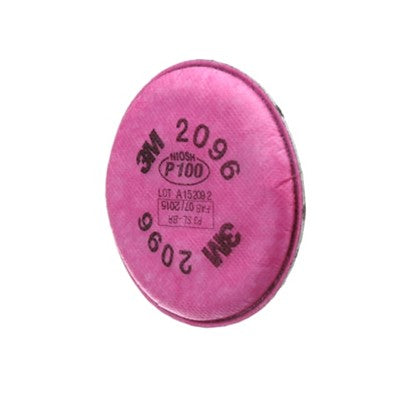 PK/50 Pairs: 3M 2096 Particulate Filter, P100, with nuisance level acid gas relief