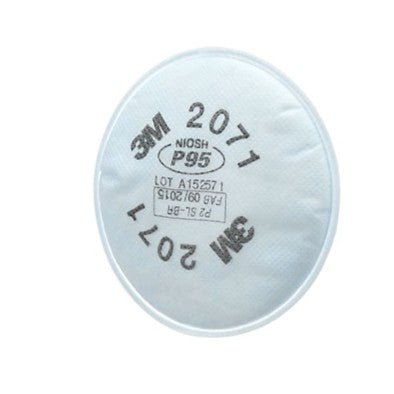 PK/50: 3M 2071 2000 Series Respirator Filter, Particulate, P95