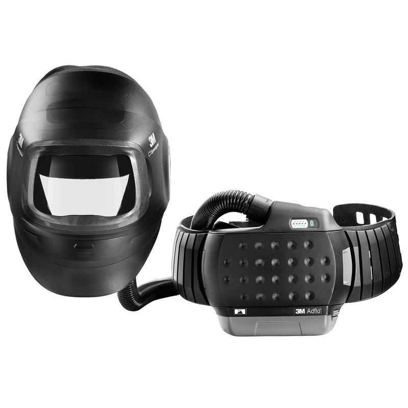 3M Speedglas G5-01 Heavy-Duty Welding Helmet with 3M Adflo High-Altitude PAPR Assembly 46-1101-00, No ADF. 1 EA