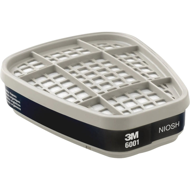 3M 6001 Organic Vapor Cartridge For Half and Full Facepieces. One Pair