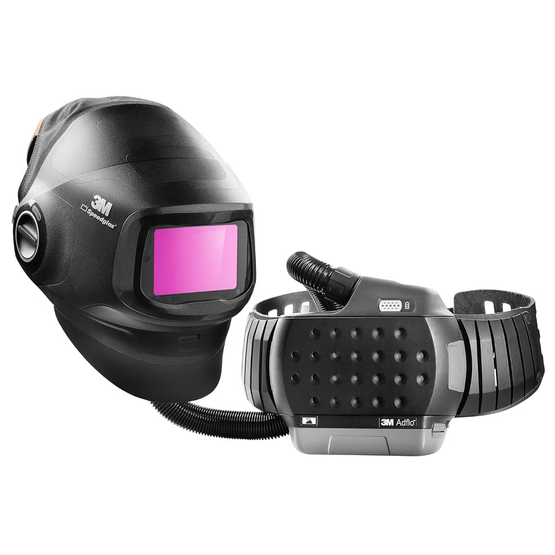 3M Adflo 46-1101-30iVC High-Altitude PAPR Assembly with 3M Speedglas G5-01VC Heavy-Duty Welding Helmet. Each