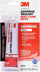 3M™ Marine Adhesive Sealant Fast Cure, 5200, white, 3 fl oz (88.72 mL)