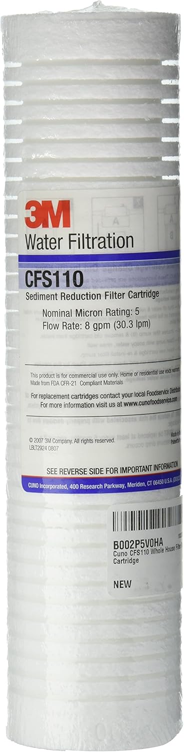 3M CFS110 Water Filtration Filter Cartridge. Case/24