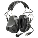 3M PELTOR MT14H418A-47 GE ComTac VIII Single Comm Headset, Nexus 4-Con, Charcoal Grey. Each