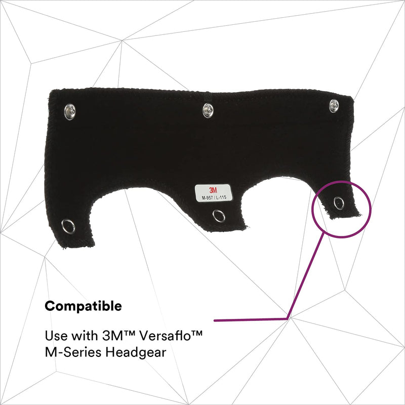 3M Versaflo M-957/L-115 Forehead Comfort Pad/Sweat Pad (Case of 10)
