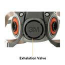3M 6300 Half Facepiece Reusable Respirator, Large. Each