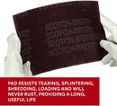 PK/20: 3M Scotch-Brite 7447 PRO Hand Pad - Surface Preparation Pad, 9 in x 6 in (22.86 cm x 15.24 cm)
