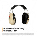 3M PELTOR H6A/V Optime 95 Earmuffs, Over-The-Head. Each