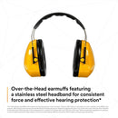 3M PELTOR H9A Optime™ 98 Over-The-Head Earmuffs -NRR: 25 dB. CSA Class A. Each