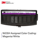 3M Versaflo TR-6320N Acid Gas/HEPA Cartridge For TR-600/800 PAPR. Each
