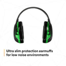 3M PELTOR X1A X Series Earmuffs, over-the-head. Each