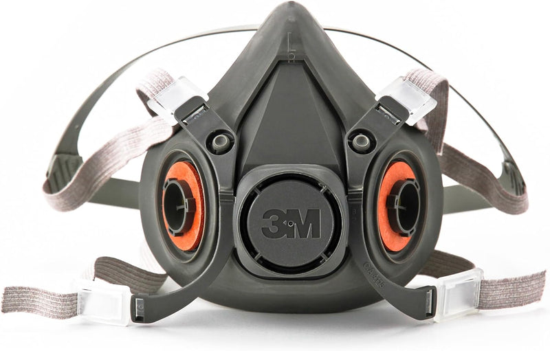 3M 6100 Half Facepiece Reusable Respirator, Small. Each