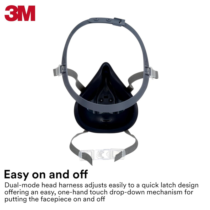 PK/10: 3M 7501 Half Facepiece Reusable Respirator, Small