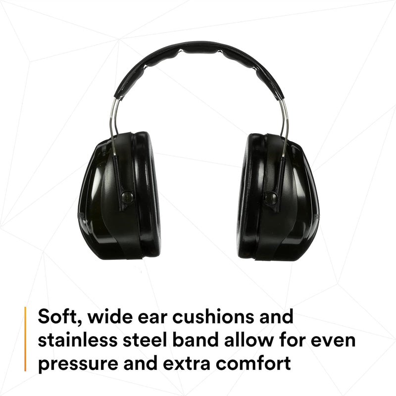 Clearance...Open Box...3M PELTOR H7A Optime 101 Headband Earmuffs, NRR: 27 dB. Each
