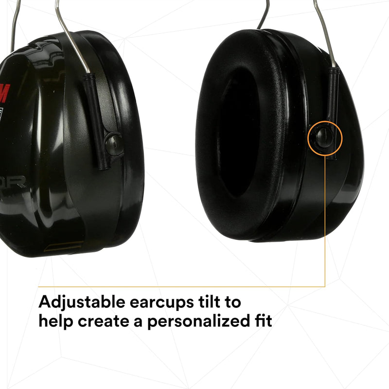 Clearance...Open Box...3M PELTOR H7A Optime 101 Headband Earmuffs, NRR: 27 dB. Each