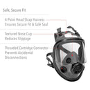 Honeywell North Safety 54001 Full Respirator Facepiece - Medium/Large. Each