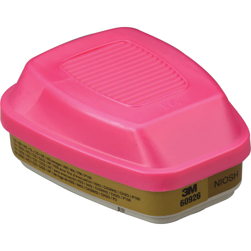 3M 60926 Multi-Gas/Vapor Respirator Cartridge P100