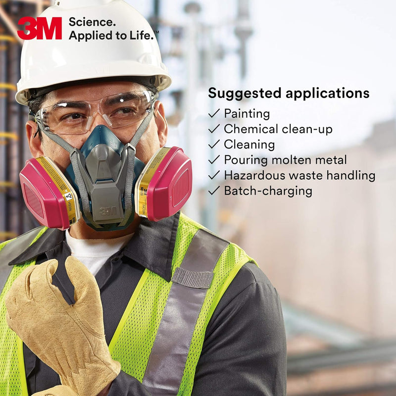 3M 60926 Multi-Gas/Vapor Respirator Cartridge P100