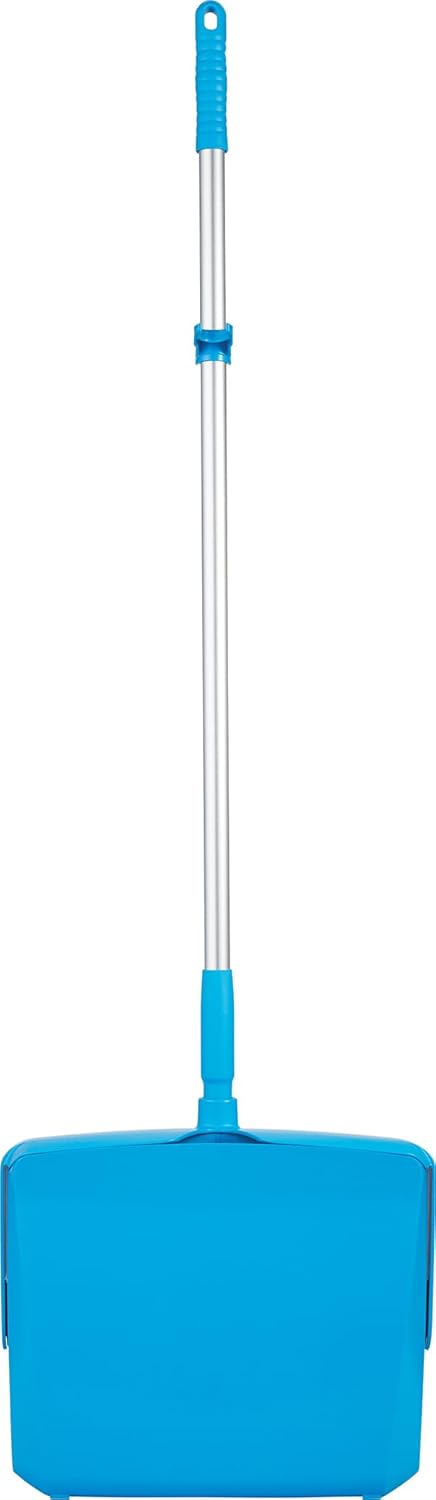 Vikan 62503 Dust Pan & Broom Set – Food Safe, Blue. Each
