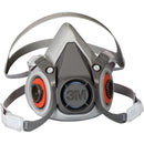 3M 6300 Half Facepiece Reusable Respirator, Large. Each