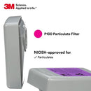 3M 7093 P100 Respirator Filter, Bayonet, NIOSH Approved. Pair