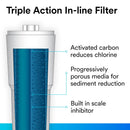 3M Aqua-Pure AP717 In-Line Water Filter, Chlorine & Sediment