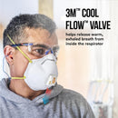 3M 8511 N95 Disposable Respirator Mask  – NIOSH Approved
