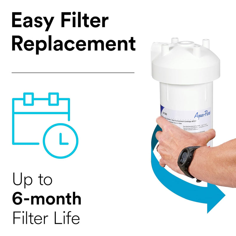 PK/6: 3M Aqua Pure AP217 Under Sink Drinking Water Replacement Filter Cartridge