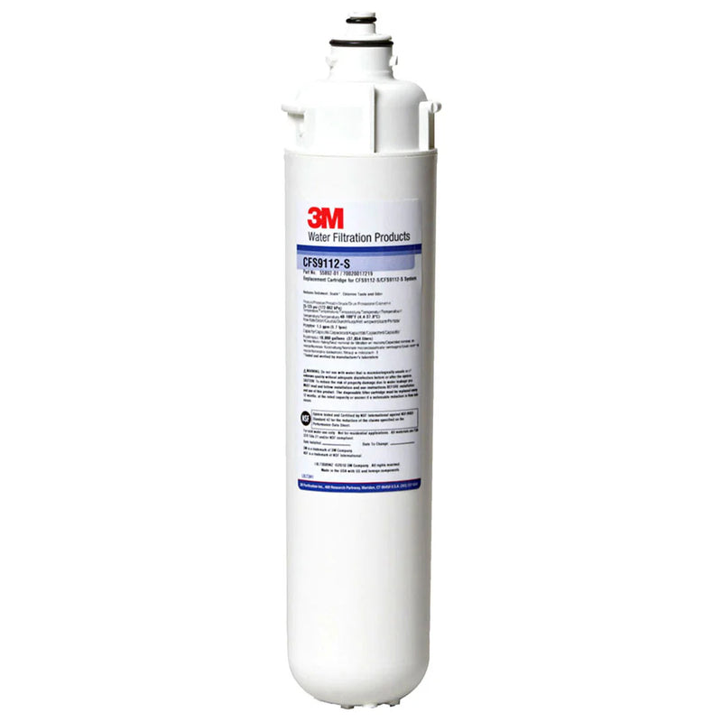 Case/2: 3M CFS9112-S 9000 Series Retrofit Water Filter Cartridge, 10,000 Gallon Capacity, Quick Change