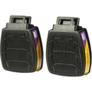 3M™ D80923 P100 Secure Click™ Organic Vapour/Acid Gas Cartridge/Filter with Dual Flow. Pair