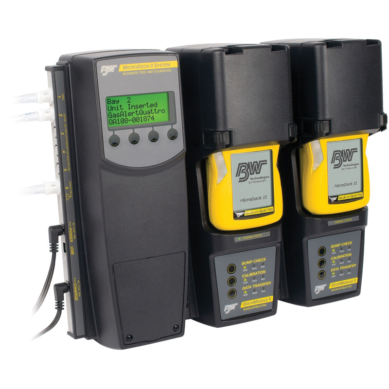 Honeywell  BW™ DOCK2-2-1C1N-00-G GasAlertQuattro Multi-Gas Detectors, Compatible with GasAlertQuattro