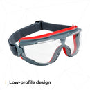 3M GoggleGear GG501SGAF Splash Goggle with Clear Scotchgard Anti-Fog Lens, black/red. Each