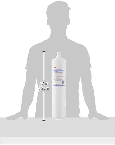 Case/4: 3M HF90 ScaleGard HP Water Filter Cartridge, High-Quality Water & Easy Quick Change