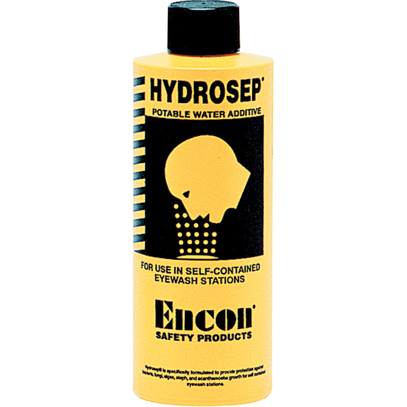 PK/4: Encon Hydrosep 01110764 Water Treatment Additive for Self-Contained Pressurized Eyewash Station, 8 oz.