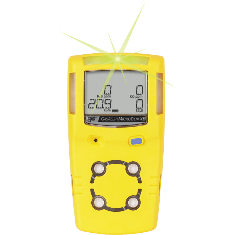 Honeywell BW MCXL-XWHM-Y-NA MicroClipXL 4-Gas Detector. Each