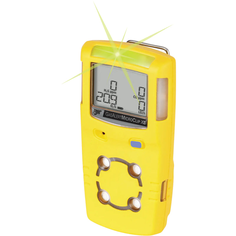 Honeywell BW MCXL-XWHM-Y-NA MicroClipXL 4-Gas Detector. Each