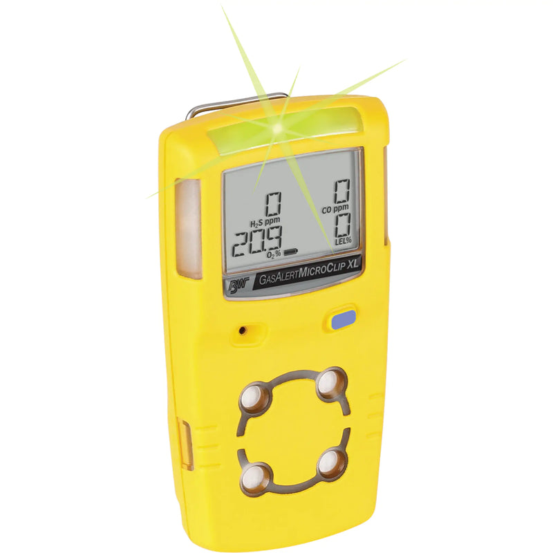 Honeywell BW MCXL-XWHM-Y-NA MicroClipXL 4-Gas Detector. Each