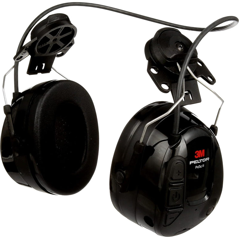 Clearance..Open Box..3M PELTOR MT13H221P3E ProTac III Headset with Hard Hat Mount Attachment. Each