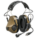3M PELTOR MT14H418A-47 CY ComTac VIII Single Comm Headset, Nexus 4-Con, Coyote Brown. Each