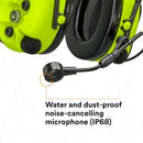 3M PELTOR MT15H7AWS6 WS ProTac XPI Level Dependent Bluetooth Headset, Headband, Yellow, NRR 26 dB, CSA A