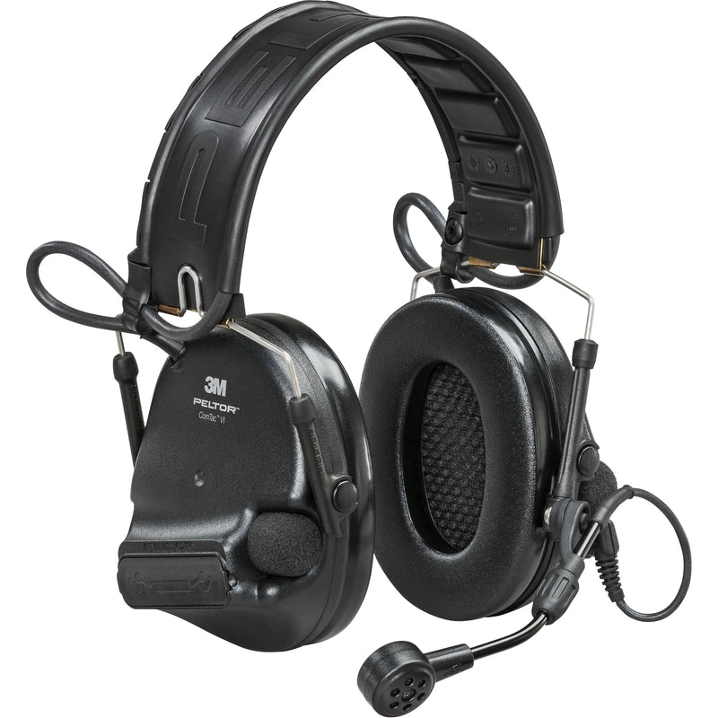 Peltor™ SWATTAC™ VI NIB MT20H682FB-09N-SV Headset with Arc, Headband Style, 23 dB, Black