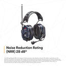 3M Peltor LiteCom PRO III MT73H7A4D10NA Headset, NRR 28dB