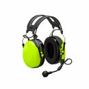3M PELTOR MT74H52A-111 CH-3 Headset, with PTT Button, Yellow, Headband, FLX2. Each